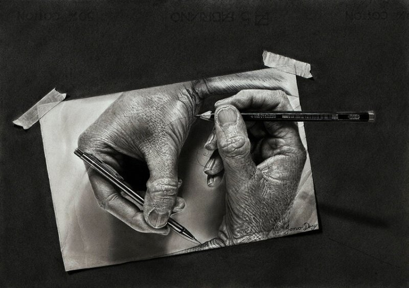 Artist Creates Hyper-Realistic Pencil Drawings That Are Simply Surreal