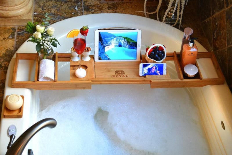 Luxury Bathtub Caddy Tray - Mother's Day Gifts