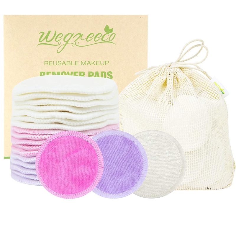 Reusable Bamboo Makeup Remover Pads for All Skin Types