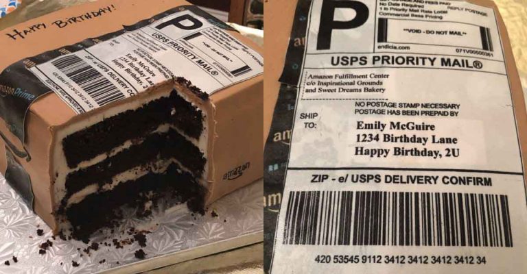 This Wife Gets A Funny Amazon Cake For Her Birthday