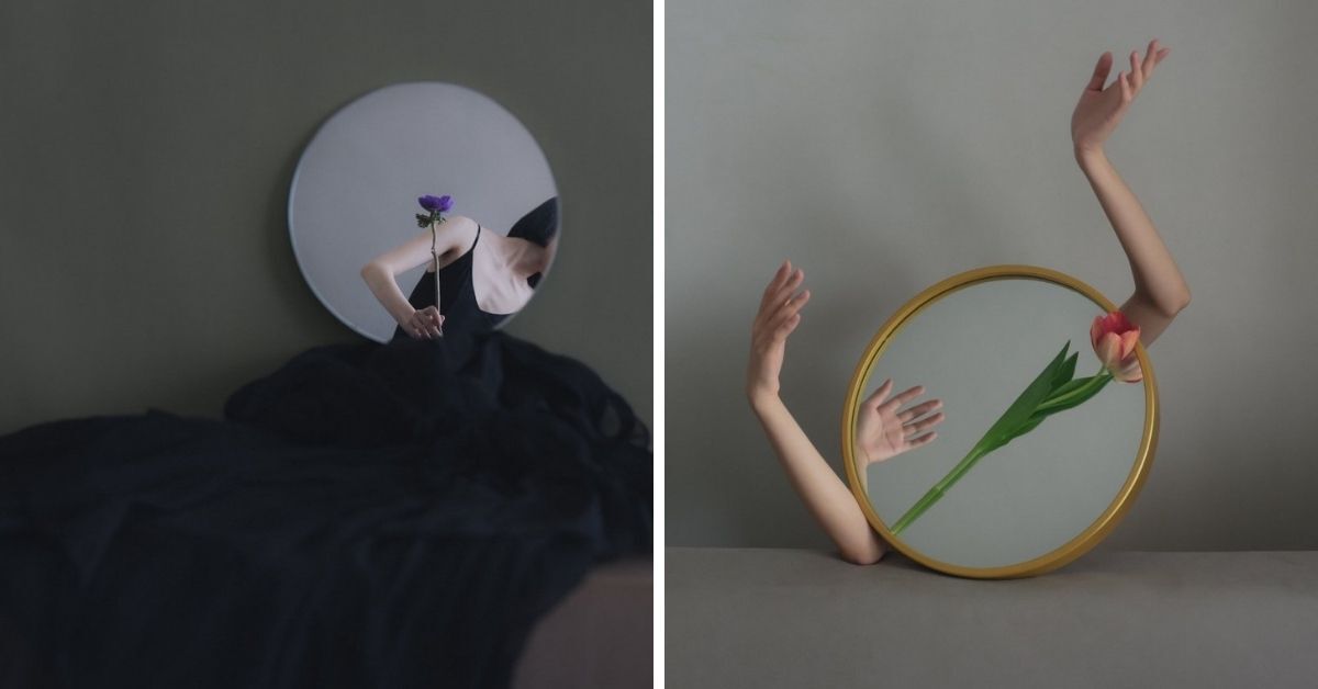 Ziqian Liu Captures Poetic Self Portraits In Beautifully Arranged Mirror