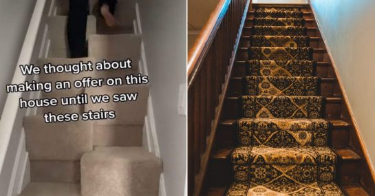 TikToker Was Baffled To See Staggered Stairs In A Home But It's Pretty ...