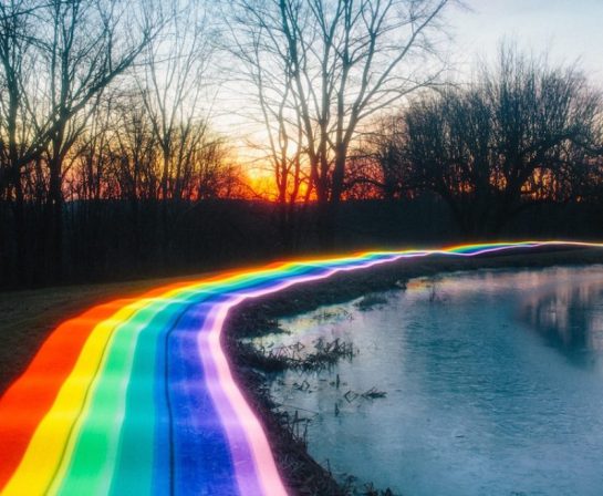 Rainbow Paths Illuminates Roads Into Mystical Landscapes